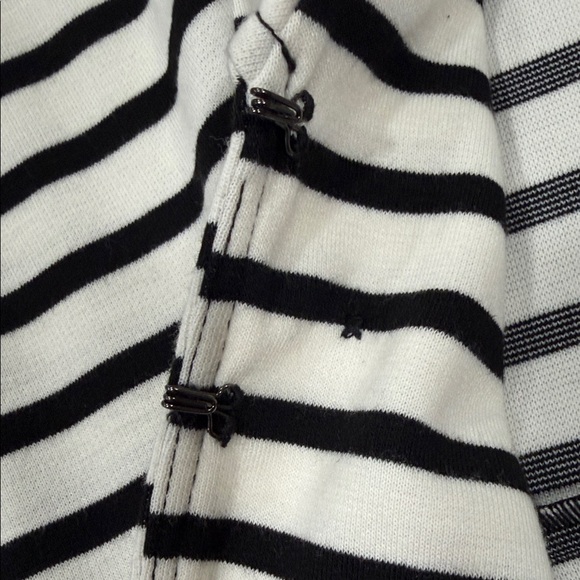 White House Black Market Striped Blazer in Black and White - Picture 2 of 6